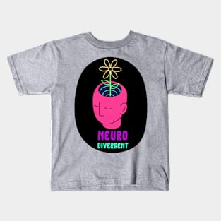 Neon NeuroDivergent Kids T-Shirt